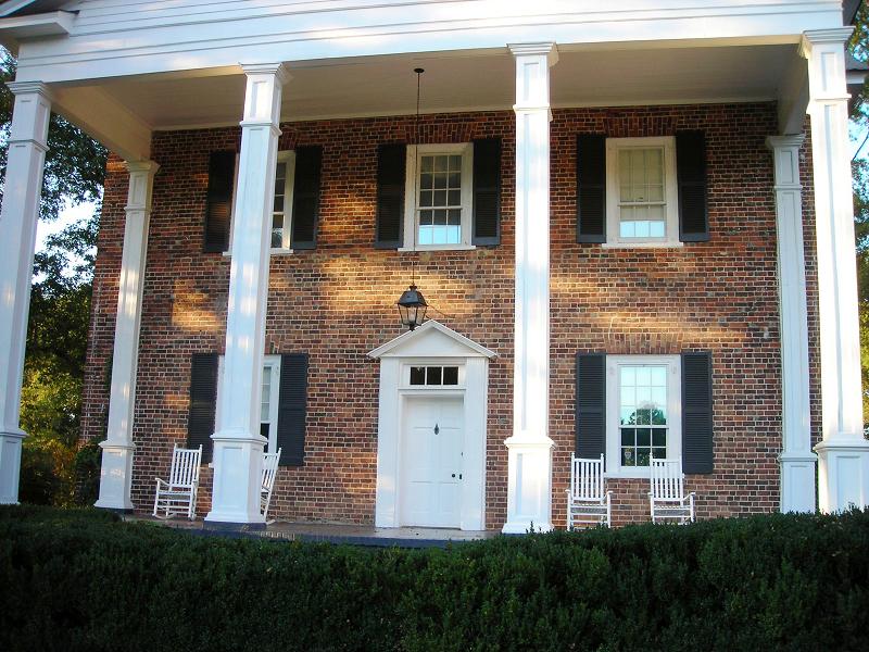 White Oak Plantation, front porch